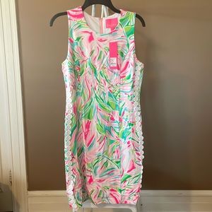 Lilly Pulitzer shift dress- Croc My World fabric pattern